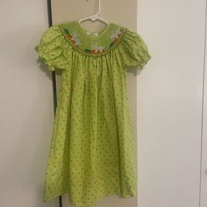 Rosalina Collection Smocked Easter Bunny Dress-4T